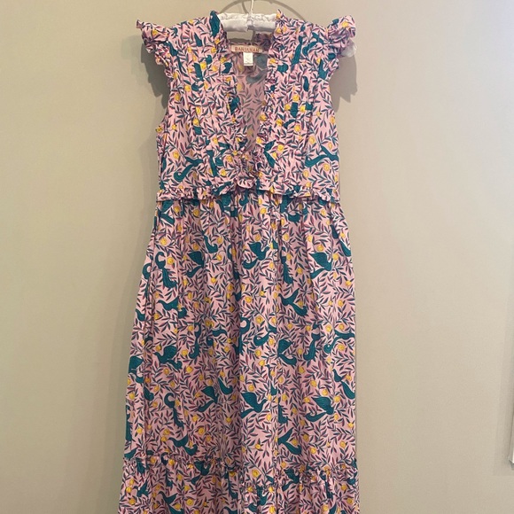 Banjanan Constance Maxi Dress Delph Bird Peony - Picture 7 of 15